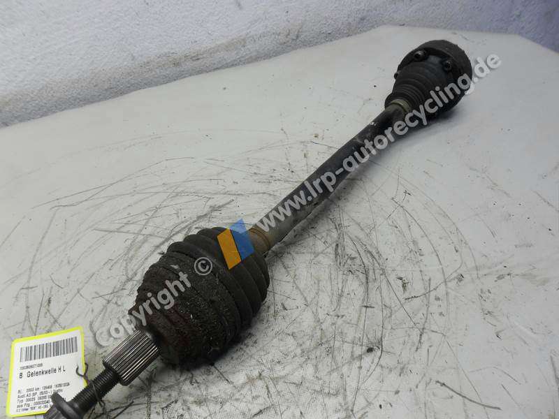 Audi A3 8P original Antriebswelle Gelenkwelle hinten links 1K0501203A BJ2003